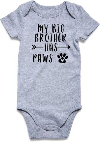 RAISEVERN Baby Boys Girls Clothes Infant Romper Newborn Bodysuits Funny Outfit 0-12 Months in Kuwait