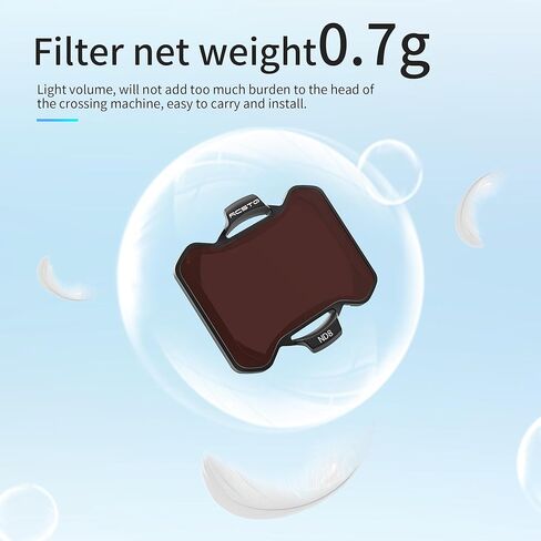 RCGEEK ND Filters Set for DJI Avata 2 Accessories, 6 Pack Plastics Gimbal Camera Len Filters for DJI Avata 2 (CPL, UV, ND8, ND16, ND32, ND64) in Saudi Arabia