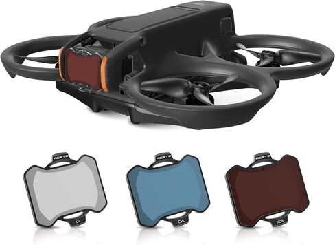 6 Pack ND Lens Filters Set for DJI Avata 2 Accessories | Plastics Gimbal Camera Lens Filters for DJI Avata 2 Outdoor Shooting and Video Production (CPL, UV, ND8, ND16, ND32, ND64) in Saudi Arabia