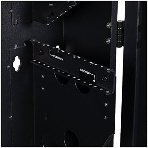 NavePoint 5U Vertical Server Rack Enclosure, Low Profile, 15.7" Deep, Max Weight Capacity 132lbs - 5U Network Cabinet Vertical Wall Mount, Perforated, Black in Kuwait