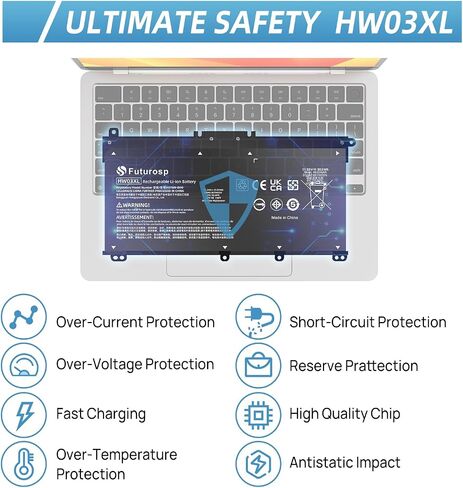 استبدال بطارية الكمبيوتر المحمول BP02XL 849909-850 لجهاز HP Pavilion 15T-AU100 15T-AU000 15-AU123CL 15-AU063CL 15-AU063NR 15-AU062NR 15-AU018WM 15-AU010WM 15-AU057CL 15-AU030WM 15-AW 002LA 15-AW053NR in Saudi Arabia
