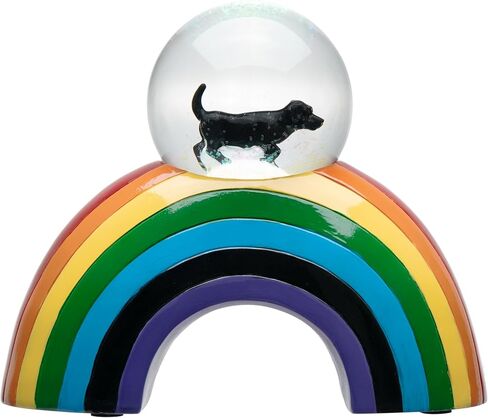 Pet Urn,Dog Urns for Ashes,Perfect Memorial Pet Urn with Rainbow Bridge Snow Globe Design… in Saudi Arabia
