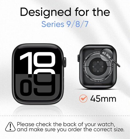 واقي شاشة MAGIC JOHN لساعة Apple Watch SE/6/5/4 Series 40 ملم، مادة فيلم سيراميك وليس زجاج 7H، سهل التركيب، خالي من الفقاعات، مضاد للخدش، شفاف عالي الدقة in Kuwait