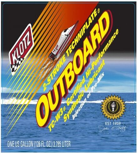 Outboard TechniPlate Synthetic Premix/Injector Oil for 2-Stroke TC-W3 Marine Engines – 1 Gallon KL-333 in Saudi Arabia