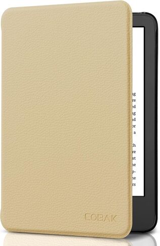 حافظة CoBak لجميع إصدارات Kindle الجديدة من الجيل الحادي عشر 2022 فقط - غطاء ذكي من جلد البولي يوريثان فائق النحافة مع خاصية النوم والاستيقاظ التلقائي، حافظة حماية ممتازة لجهاز Kindle Basic in Saudi Arabia