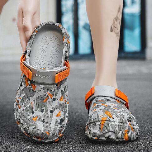 CERYTHRINA Mens Womens Garden Clogs Summer Sandals Lightweight Non Slip Walking Sport Shoes Unisex Adults Clog for Pool Beach Yard Kitchen Shower in Saudi Arabia