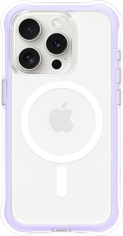 جراب ORNARTO لهاتف iPhone 16 Pro، شفاف، مناسب لـ MagSafe، وردي in Saudi Arabia