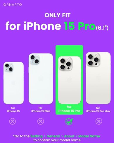 جراب ORNARTO لهاتف iPhone 16 Pro، شفاف، مناسب لـ MagSafe، وردي in Saudi Arabia