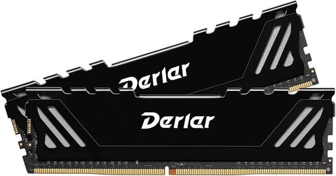DDR4 RAM 32GB Kit (2x16GB) 3200MHz Desktop Computer Memory Module CL20 XMP 2.0 Overclockable Memory UDIMM for Gaming, Streaming, and Professional Work - Black in Saudi Arabia