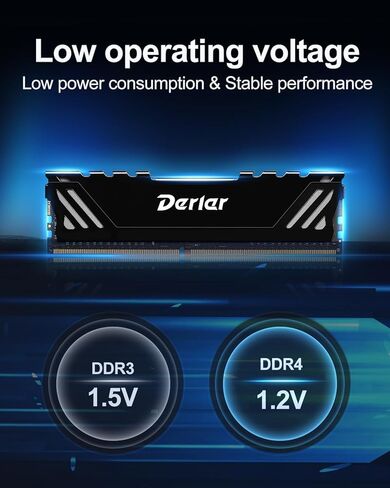 DDR4 RAM 32GB Kit (2x16GB) 3200MHz Desktop Computer Memory Module CL20 XMP 2.0 Overclockable Memory UDIMM for Gaming, Streaming, and Professional Work - Black in Saudi Arabia