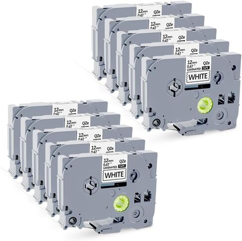 5Pk Multicolored TZe-231 Tape Label Maker Compatible with Brother P-Touch TZe-231 Tape, for PT-D200 PT-D210 PTH100 PT-D400, 0.47" x 26.2' in Saudi Arabia