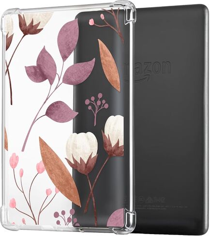 CoBak Clear Case for Kindle Paperwhite 10th Generation 6'' and Signature Edition 2018 Released - Lightweight, Scratch-Proof Silicone Back Cover.Perfectly Clear Protection in Saudi Arabia