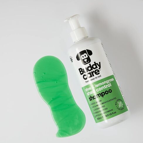 Black Cherry Dog Shampoo by Buddycare | Deep Cleansing Shampoo for Dogs | Black Cherry Scented | with Aloe Vera and Pro Vitamin B5 (16.90oz) in Kuwait