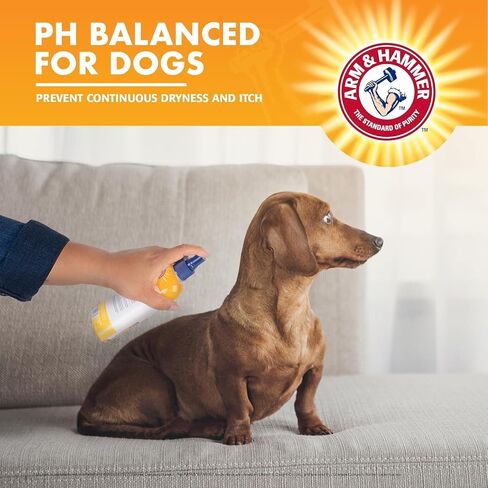 Arm & Hammer for Pets Itch Relief Spray for Dogs - Dog Itch Relief with Baking Soda Chamomile & Peppermint Scent - Professional Dog Skin Care Spray - Anti Itch Spray for Dog, Itchy Dog Skin Relief 8oz in Kuwait