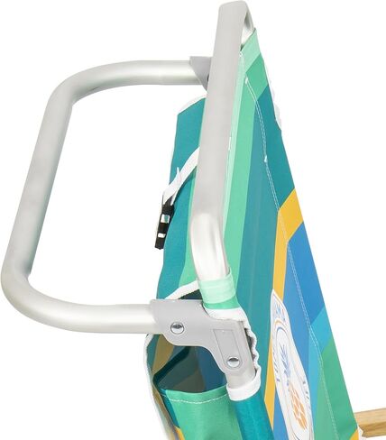 Tommy Bahama 5-Position Classic Lay Flat Backpack Beach Chair with Cooler and Cup Holder, Portable Folding Beach Chair for Tanning, Tropical Leaves in Kuwait