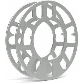 Wheel Accessories Parts Set of 2 Universal Wheel Spacers Fit 4 or 5 Lugs Hub P.C.D. 100MM to 120MM (4x100, 5x100, 5x105, 5x110, 5x114.3, 5x112, 5x120).
