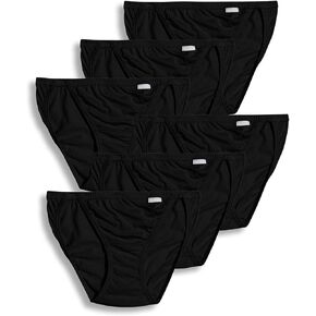 Jockey Women's Underwear Elance String Bikini - 6 Pack, Ivory/Light/Pink Shadow, 6