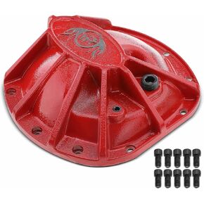 A-Premium Front Differential Cover with 10 Bolts Compatible with Jeep TJ 1997-2006 Wrangler 1997-2017 Wrangler JK 2018, fit for DANA 30 Axle
