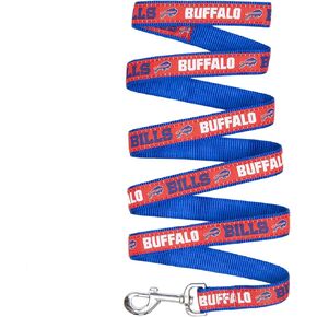 NFL PET Leash, Large, Detroit Lions Dog Leash, Football Team Leash for Dogs & Cats. A Shiny & Colorful Dog & Cat Leash with Embroidered Team Name/Logo Licensed by the NFL