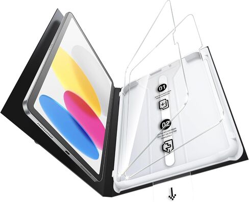 SmartDevil 2 Pack Screen Protector for iPad Pro 11 Inch (2022/2021/2020/2018), iPad Air 5/4 with Easy Installation SmartPull Box, 9H Clear Tempered Glass Film, Anti-Shatter, Bubble Free,Dust-Free in Kuwait
