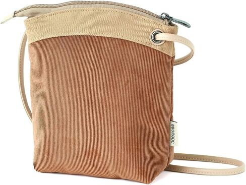 Roomy Cotton Cell Phone Purse, Small Mobile Phone Bag, Cell Phone Wallet, Green Canvas Crossbody Purse with Shoulder Strap For Women and Teen girls in Saudi Arabia