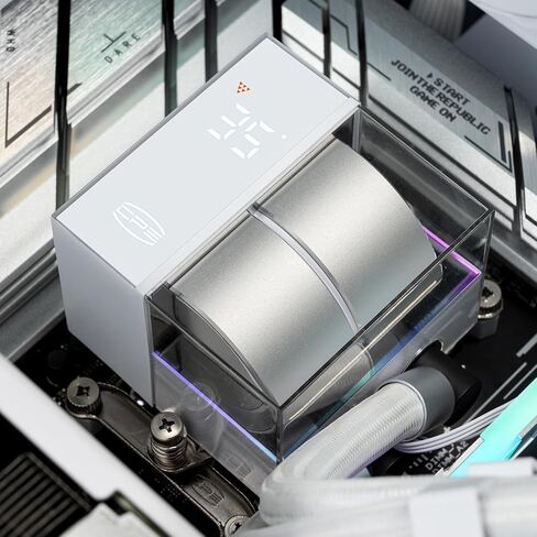 PCCOOLER CPS DS360 AIO Liquid CPU Cooler Liquid Cooling - 3 Pack F5 R120 Case Fans - Digital Monitor 360mm Liquid Cooler CPU for AM4 AM5 Intel LGA 1700/1851/20XX AIO Water Cooler Black in Kuwait