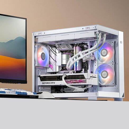 PCCOOLER CPS DS360 AIO Liquid CPU Cooler Liquid Cooling - 3 Pack F5 R120 Case Fans - Digital Monitor 360mm Liquid Cooler CPU for AM4 AM5 Intel LGA 1700/1851/20XX AIO Water Cooler Black in Kuwait