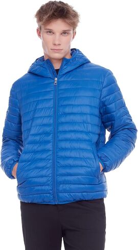 Alpine North Men’s Vegan Down Packable Puffer - Lightweight, Weather-Resistant Jacket with Hood For Men with Carry Bag in Saudi Arabia