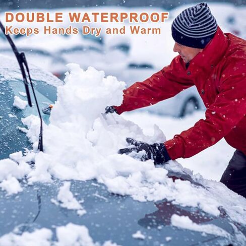 ihuan Winter Gloves for Men and Women - Waterproof Warm Glove for Cold Weather, Thermal Gloves with Touch Screen Finger for Workout, Running, Cycling, Bike in Kuwait