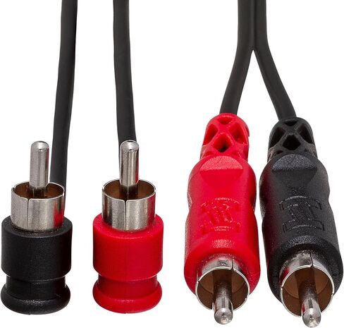 Hosa CRA-202R كابل RCA مزدوج إلى الزاوية اليمنى (6.6 قدم) in Saudi Arabia