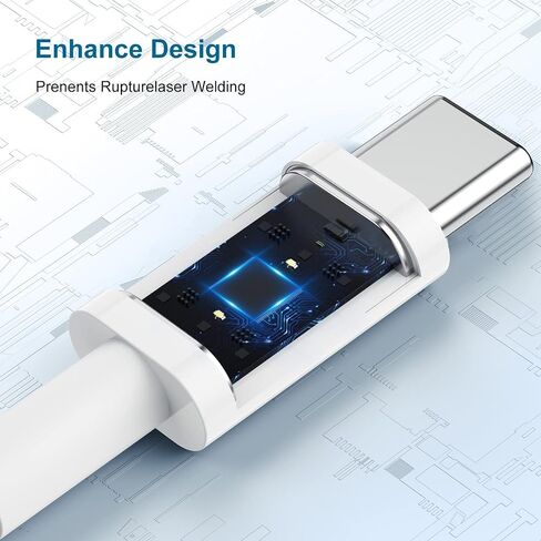 iPhone 15 16 Charger, 20W USB C Fast Charging Block and 10ft Type C to C Cable Cord Long for Apple iPhone 15 Plus/15 Pro Max/16 Pro,iPad Pro 12.9/11 inch/4/3Gen,iPad Wall Plug Power Adapter Cube Brick in Kuwait