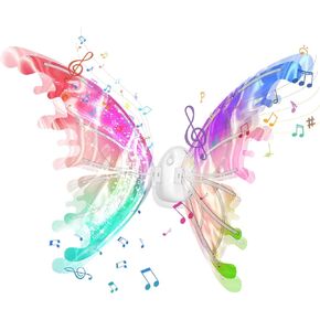 GoolRC Fairy Accessories for Women Elf Wings Fairy Elf Butterfly Wings Light up Wings Butterfly Wings for Girls Angel Wings Fairy Costume Halloween Dress Up Party Favor