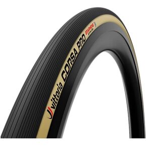 Vittoria Corsa Pro Graphene 2.0 - إطار دراجة طريق عالي الأداء - إطار دراجة TLR قابل للطي - أسود