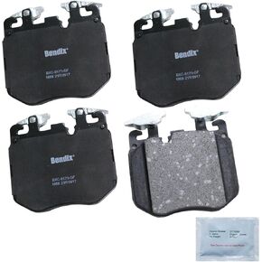 Bendix Premium Copper Free CFC1075 Ceramic Brake Pad (with Installation Hardware Front) in Saudi Arabia