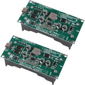 2PCS 15W 3A 9V 18650 Lithium Battery Fast Charger Module Type-C DC-DC Step Up Booster UPS Uninterruptible Power Supply/Converter
