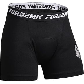 FORBEMK Men's Padded Bike Shorts Cycling Underwear 3D Padding Mountain Biking Breathable MTB Bike Shorts