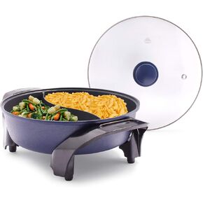 Blue Diamond Ceramic Nonstick, 16-in-1 6QT Electric Pressure Cooker, Slow Cooker, Rice Cooker, Yogurt Maker, Saute, Steamer and More, Programable, Dishwasher Safe Pot, PFAS-Free, Blue