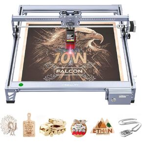 نقش ليزر Creality، قاطع ليزر 12 وات بمساعدة الهواء، آلة نقش بالليزر عالية الدقة، آلة CNC DIY ونقش ليزر للخشب والمعادن، الأكريليك، الجلود، إلخ.