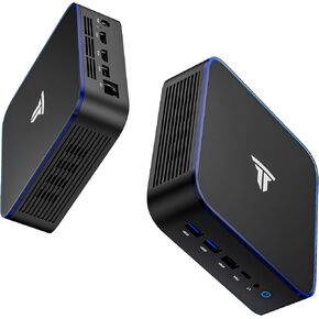 12th Gen N95 Processor Mini pc, 16GB DDR4 ARM + 512GB SSD Storage, Gigabit Ethernet, Type-C 2*HDMI Three Monitor Desktop Computer,WiFi6+BT5.2