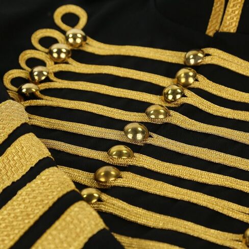 سترة Ro Rox Gold Hussar Parade Steampunk القوطية in Kuwait