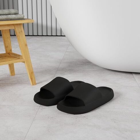 Happy Lily Shower Shoes Men & Women Non Slip, Supper Soft Open Toe House Slippers Shower Sandals, Bedroom Slippers for Women and Men in Saudi Arabia