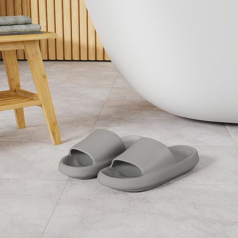 Happy Lily Shower Shoes Men & Women Non Slip, Supper Soft Open Toe House Slippers Shower Sandals, Bedroom Slippers for Women and Men in Kuwait
