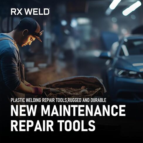 RX WELD Plastic Welding Kit,100W Plastic Welder,Plastic Repair Kit for Automotive Car Bumper in Saudi Arabia