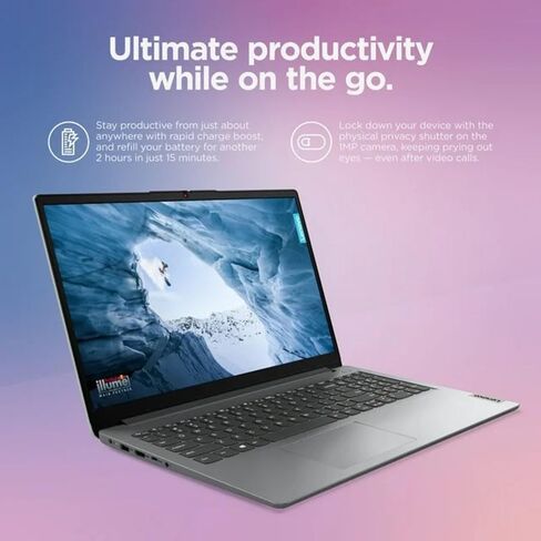 Lenovo IdeaPad 5 15.6" Laptop AMD Ryzen 7-5700U 16GB RAM 512GB SSD Graphite Grey - AMD Ryzen 7 5700U Octa-core - Windows 11 OS - Integrated AMD Radeon Graphics - LED Backlight Technology - Up to in Saudi Arabia