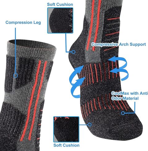 Toes&Feet Men's Anti-Odor Deodorant Quarter Cushion No Blister Sports Socks in Saudi Arabia
