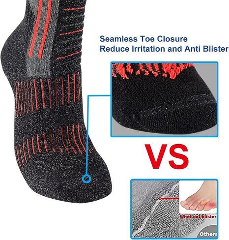 Toes&Feet Men's Anti-Odor Deodorant Quarter Cushion No Blister Sports Socks in Saudi Arabia