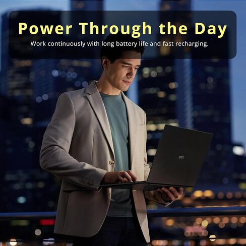 LG Gram 17Z95P-K كمبيوتر محمول 17 بوصة IPS WQXGA منصة Intel Evo Core i7-1195G7، ذاكرة 16 جيجابايت، 512 جيجابايت M.2 NVMe SSD، Intel Iris Xe Graphics، Wi-Fi 6، Windows 11 Home، لوحة مفاتيح بإضاءة خلفية، معرف بصمة الإصبع، أسود in Saudi Arabia
