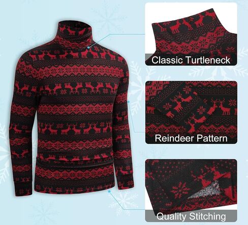 LE VONFORT Mens Turtleneck Long Sleeve T Shirts Slim Fit Thermal Undershirt Lightweight Pullover in Saudi Arabia
