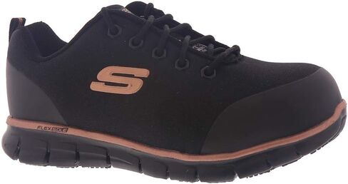Skechers Women's Work, Sure Track - Chiton Alloy Toe Work Shoe in Saudi Arabia