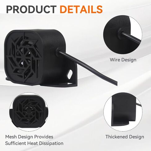 735 Back-up Alarm 12V-48V 110dB IP67 Waterproof Dust-Proof Reversing Warning Alarm with Super Loud Beeper Tone for Truck Van Forklift Car Lorry Agricultural Vehicles in Kuwait